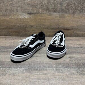 Vans Off The Wall Old Skool Black Suede Sneaker Women's Size 7